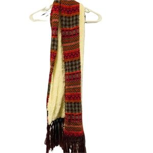 ⭐️ MUKLUKS Purple Fair Isle Soft Scarf